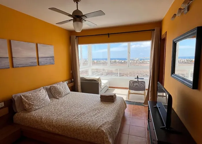 Villa Dompi Con Vistas Al Mar Y A Fuerteventura